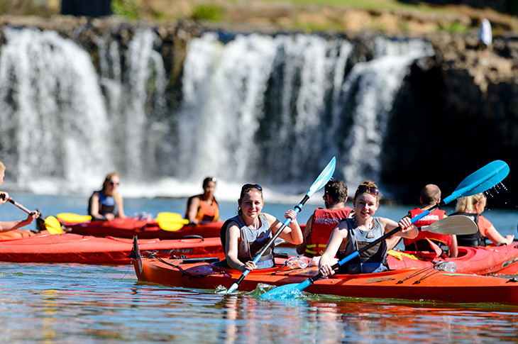 Bay of Islands Couple Itineraries Kayak Haruru Falls