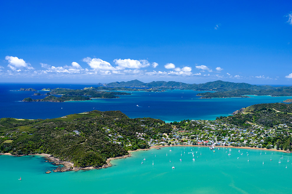 Bay of Islands Cruise Ship Info Aerial
