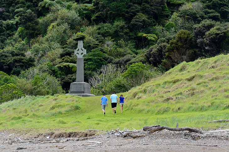 Bay of Islands walks Marsden Cross